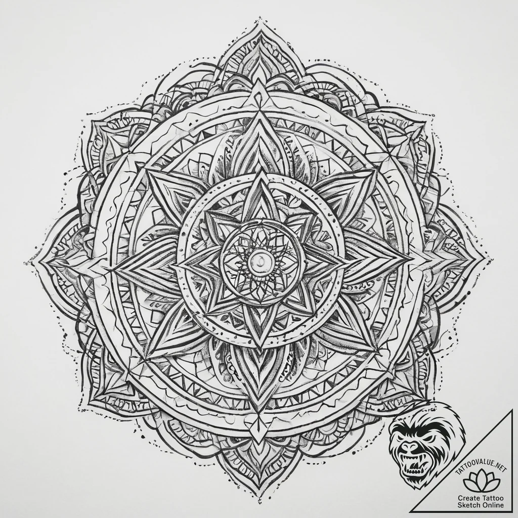 Tattoo sketch cosmic fable, tattoo sketch des... - tattoo sketch (№1759589227_0, 04.10.2025 14:47) — tattoovalue.net
