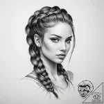 Tattoo sketch braid – tattoo sketch (№1759590752_0, 04.10.2025 15:12) — tattoovalue.net