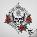Tattoo sketch sikh khanda symbol, artistic ta… – tattoo sketch (№1759591853_0, 04.10.2025 15:30) — tattoovalue.net