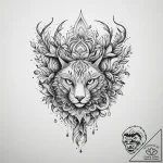 Tattoo sketch cotton branch, tattoo line art,… – tattoo sketch (№1759593812_0, 04.10.2025 16:03) — tattoovalue.net