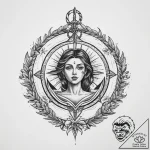 Tattoo sketch spiritual scene, artistic tatto… – tattoo sketch (№1759594245_0, 04.10.2025 16:10) — tattoovalue.net