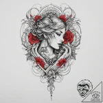 Tattoo sketch hands with a needle, ink illust… – tattoo sketch (№1759594460_0, 04.10.2025 16:14) — tattoovalue.net