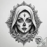 Tattoo sketch ghost, tattoo flash sheet desig… – tattoo sketch (№1759594895_0, 04.10.2025 16:21) — tattoovalue.net