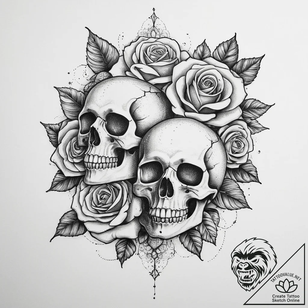Tattoo sketch blessed start, concept art for... - tattoo sketch (№1759595328_0, 04.10.2025 16:28) — tattoovalue.net