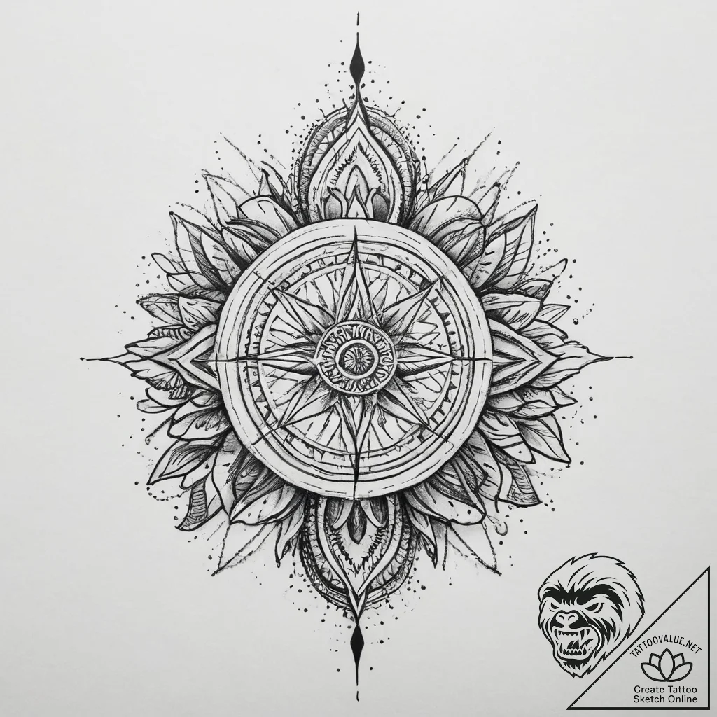 Tattoo sketch space, tattoo drawing outline,... - tattoo sketch (№1759595761_0, 04.10.2025 16:36) — tattoovalue.net