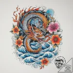 Tattoo sketch cosmic legend, tattoo sketch de… – tattoo sketch (№1759596411_0, 04.10.2025 16:46) — tattoovalue.net