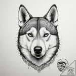 Tattoo sketch siberian husky, tattoo drawing… – tattoo sketch (№1759597494_0, 04.10.2025 17:04) — tattoovalue.net
