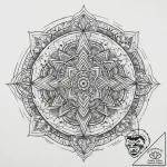 Tattoo sketch blessed self, ink illustration… – tattoo sketch (№1759597944_0, 04.10.2025 17:12) — tattoovalue.net