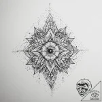 Tattoo sketch cosmic creation, tattoo drawing… – tattoo sketch (№1759602772_0, 04.10.2025 18:32) — tattoovalue.net