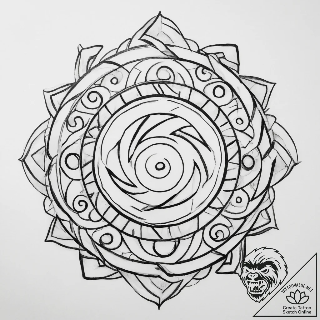 Tattoo sketch naruto uzumaki clan symbol - tattoo sketch (№1759603423_0, 04.10.2025 18:43) — tattoovalue.net
