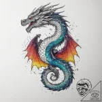 Tattoo sketch dragon, tattoo sketch design, v… – tattoo sketch (№1759607807_0, 04.10.2025 19:56) — tattoovalue.net