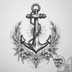 Tattoo sketch anchor, tattoo drawing outline,… – tattoo sketch (№1759613930_0, 04.10.2025 21:38) — tattoovalue.net