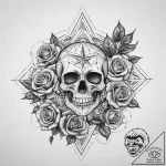 Tattoo sketch geometric star, tattoo drawing… – tattoo sketch (№1759614373_0, 04.10.2025 21:46) — tattoovalue.net