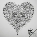 Tattoo sketch heart, artistic tattoo sketch,… – tattoo sketch (№1759615742_0, 04.10.2025 22:09) — tattoovalue.net