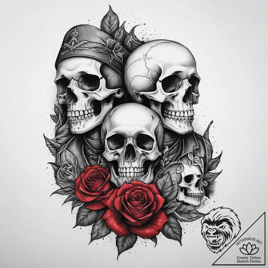 Tattoo sketch soldier with a priest, ink illu... - tattoo sketch (№1759616861_0, 04.10.2025 22:27) — tattoovalue.net