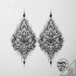 Tattoo sketch small earring tattoo, artistic… – tattoo sketch (№1759617079_0, 04.10.2025 22:31) — tattoovalue.net
