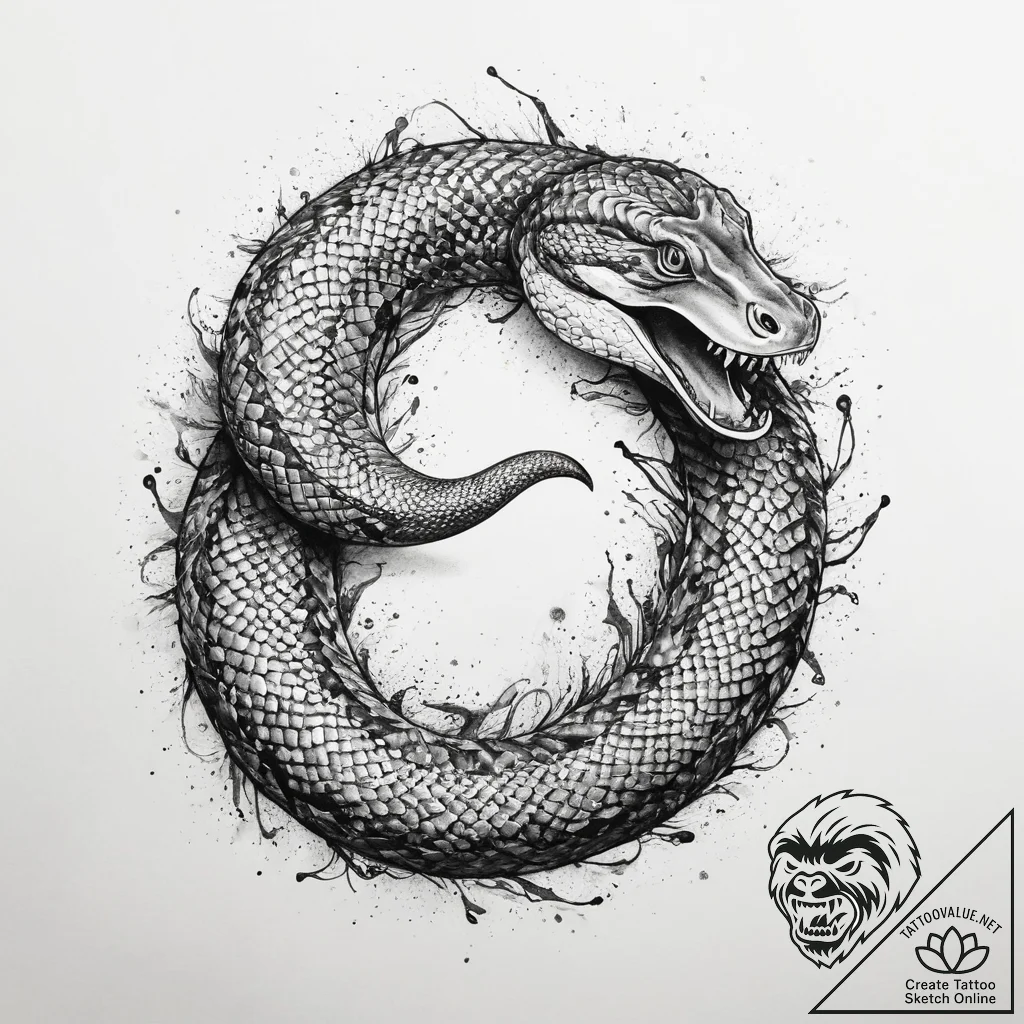 Tattoo sketch anaconda, tattoo sketch design,... - tattoo sketch (№1759619281_0, 04.10.2025 23:08) — tattoovalue.net