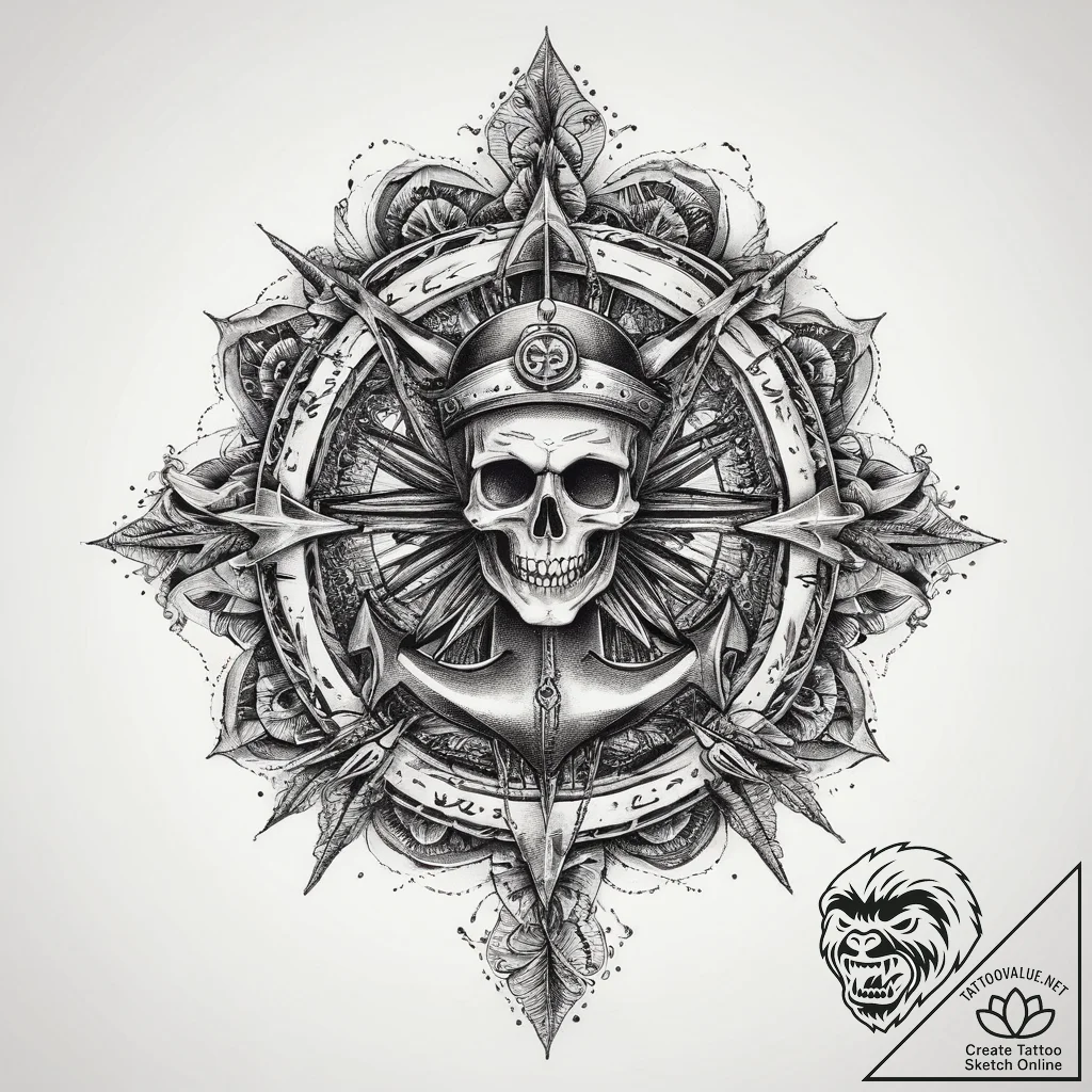 Tattoo sketch replica, ink illustration for t... - tattoo sketch (№1759619500_0, 04.10.2025 23:11) — tattoovalue.net