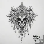 Tattoo sketch elegant comb, tattoo sketch des… – tattoo sketch (№1759619718_0, 04.10.2025 23:15) — tattoovalue.net
