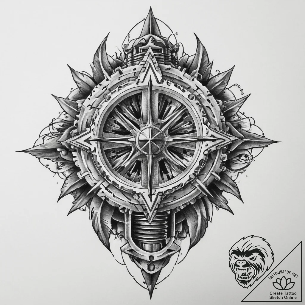Tattoo sketch car engine, tattoo flash sheet... - tattoo sketch (№1759621470_0, 04.10.2025 23:44) — tattoovalue.net