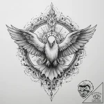 Tattoo sketch holy ghost, tattoo flash sheet… – tattoo sketch (№1759621915_0, 04.10.2025 23:51) — tattoovalue.net