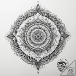 Tattoo sketch узор с арабскими цифрами, ink i… – tattoo sketch (№1759622593_0, 05.10.2025 00:03) — tattoovalue.net