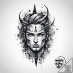 Tattoo sketch cosmic man, tattoo sketch desig… – tattoo sketch (№1759622813_0, 05.10.2025 00:06) — tattoovalue.net