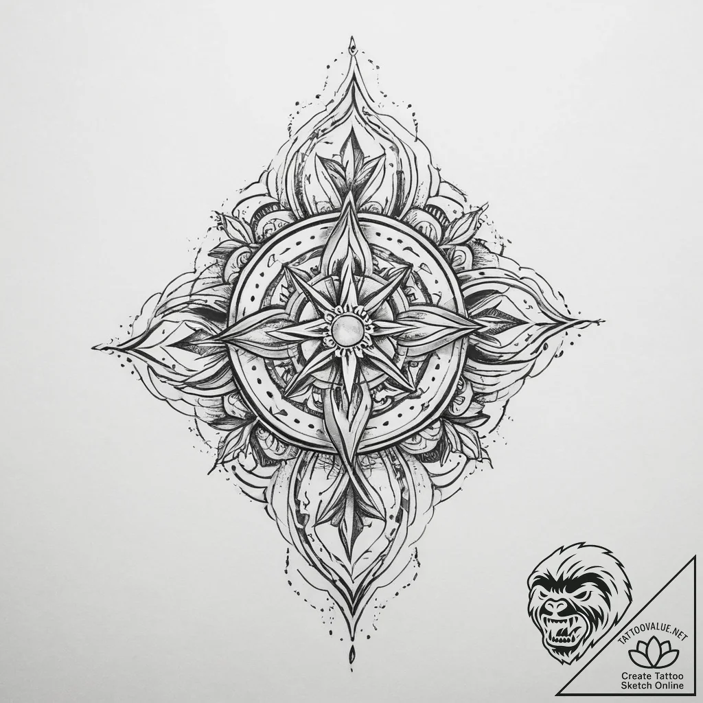 Tattoo sketch holy art, artistic tattoo sketc... - tattoo sketch (№1759625254_0, 05.10.2025 00:47) — tattoovalue.net