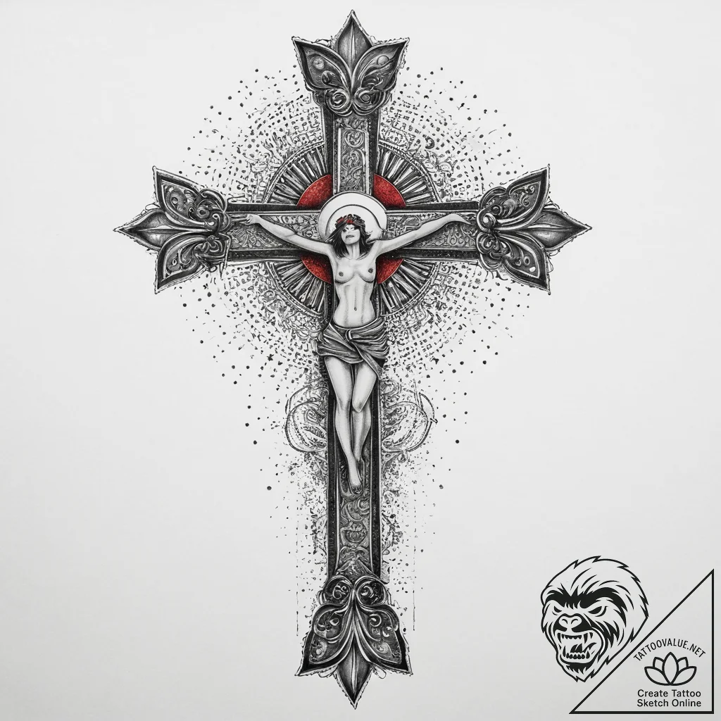 Tattoo sketch "only god can judge me", ink il... - tattoo sketch (№1759654499_0, 05.10.2025 08:54) — tattoovalue.net