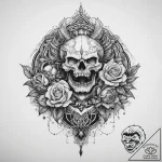 Tattoo sketch manticore, ink illustration for… – tattoo sketch (№1759654724_0, 05.10.2025 08:58) — tattoovalue.net