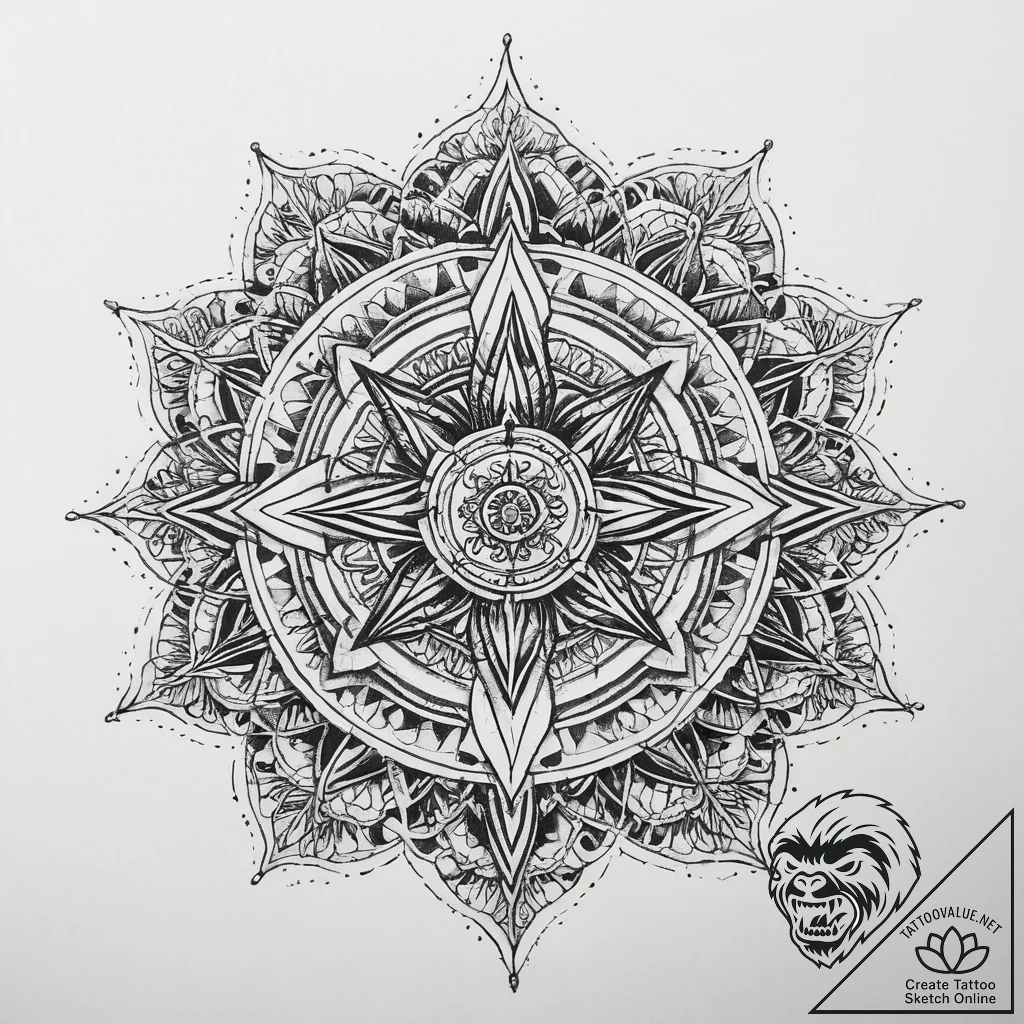 Tattoo sketch firbolg, tattoo drawing outline... - tattoo sketch (№1759656051_0, 05.10.2025 09:20) — tattoovalue.net