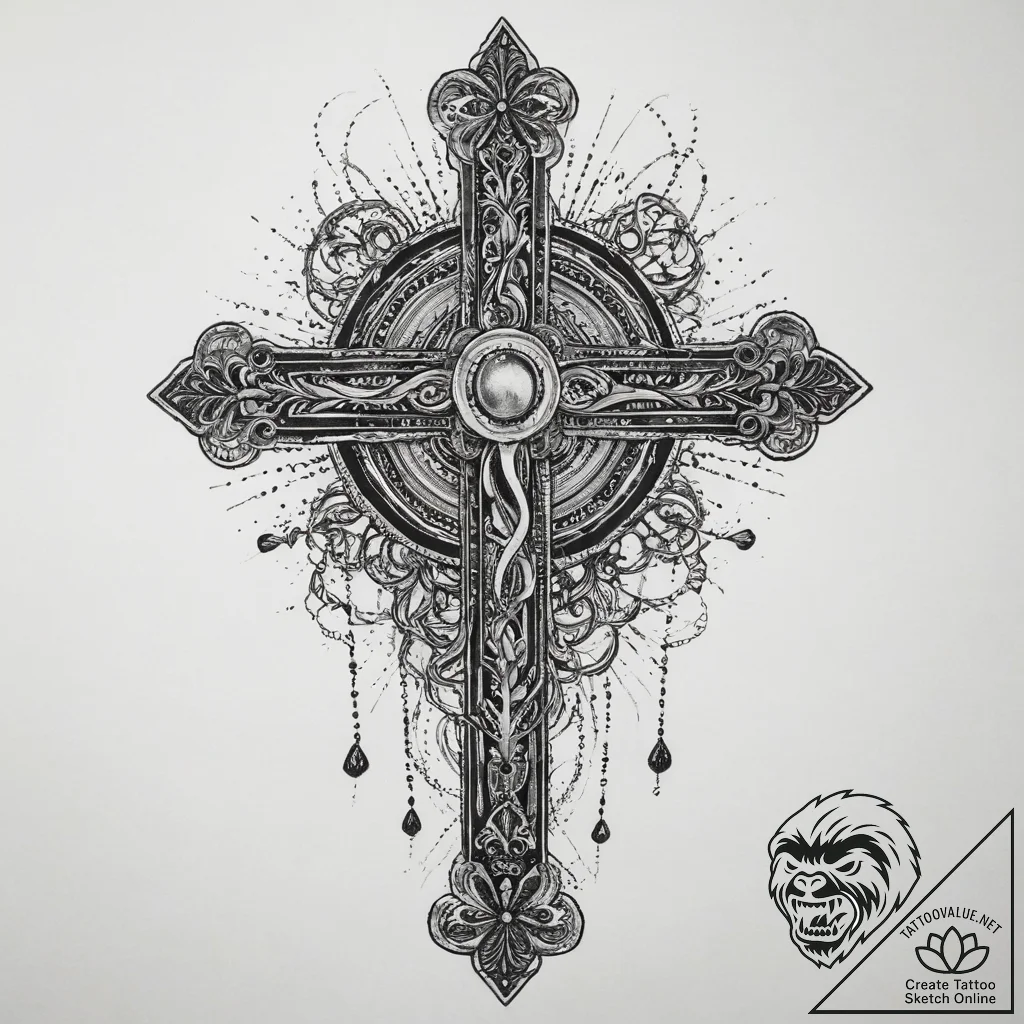 Tattoo sketch hands with a thread, tattoo fla... - tattoo sketch (№1759661383_0, 05.10.2025 10:49) — tattoovalue.net