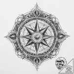 Tattoo sketch magical grimoire, tattoo flash… – tattoo sketch (№1759661602_0, 05.10.2025 10:53) — tattoovalue.net
