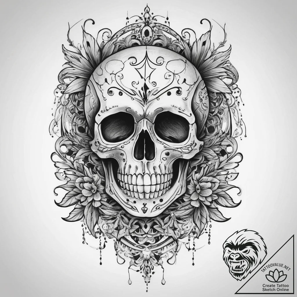 Tattoo sketch skeleton, tattoo flash sheet de... - tattoo sketch (№1759661826_0, 05.10.2025 10:57) — tattoovalue.net