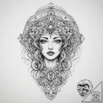 Tattoo sketch cosmic origin, artistic tattoo… – tattoo sketch (№1759662044_0, 05.10.2025 11:00) — tattoovalue.net