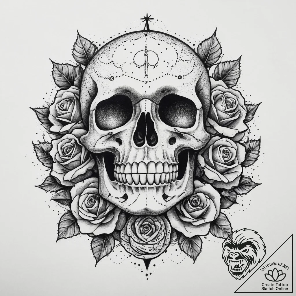 Tattoo sketch omega, concept art for tattoo,... - tattoo sketch (№1759662269_0, 05.10.2025 11:04) — tattoovalue.net