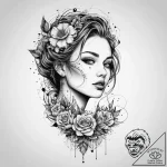 Tattoo sketch model building a model kit, ink… – tattoo sketch (№1759663806_0, 05.10.2025 11:30) — tattoovalue.net