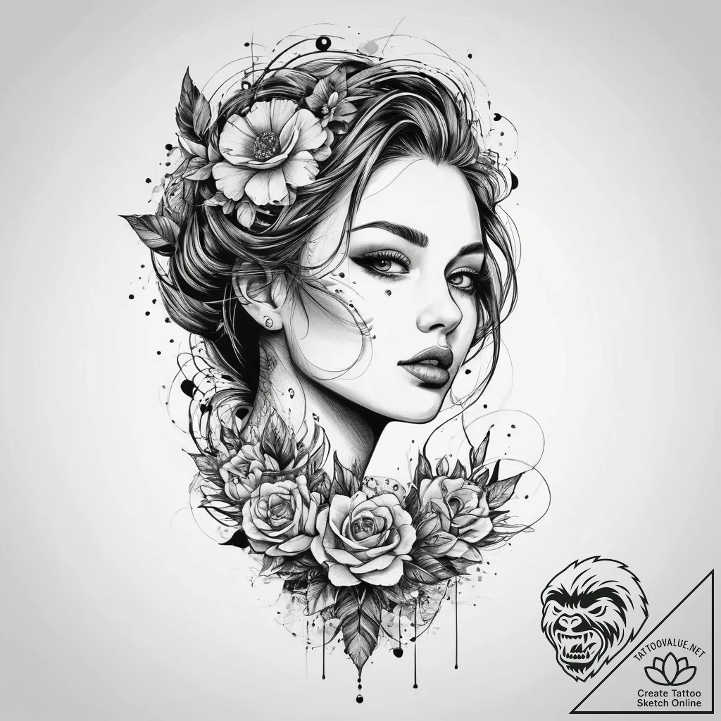 Tattoo sketch model building a model kit, ink... - tattoo sketch (№1759663806_0, 05.10.2025 11:30) — tattoovalue.net