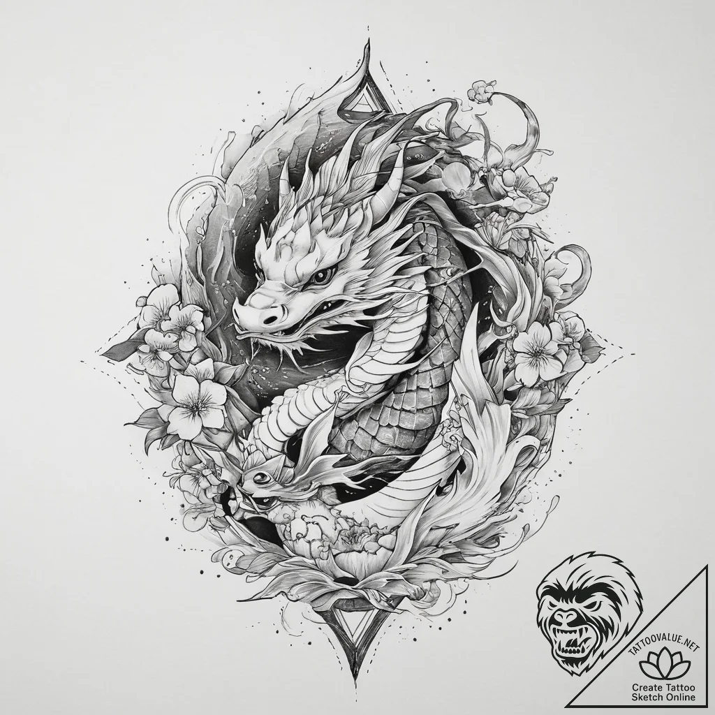 Tattoo sketch magical star, tattoo drawing ou... - tattoo sketch (№1759664247_0, 05.10.2025 11:37) — tattoovalue.net