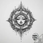Tattoo sketch cosmic soul, artistic tattoo sk… – tattoo sketch (№1759664683_0, 05.10.2025 11:44) — tattoovalue.net