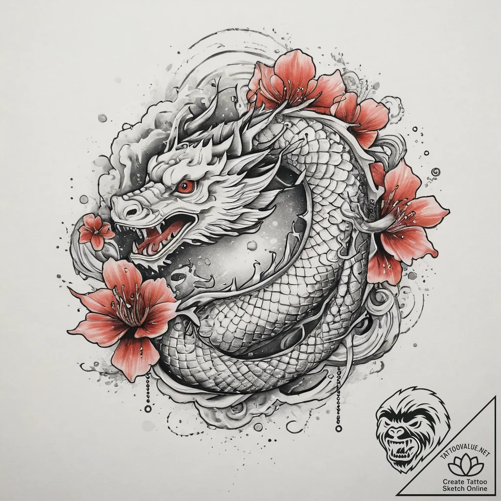 Tattoo sketch cosmic origin, tattoo sketch de... - tattoo sketch (№1759669512_0, 05.10.2025 13:05) — tattoovalue.net