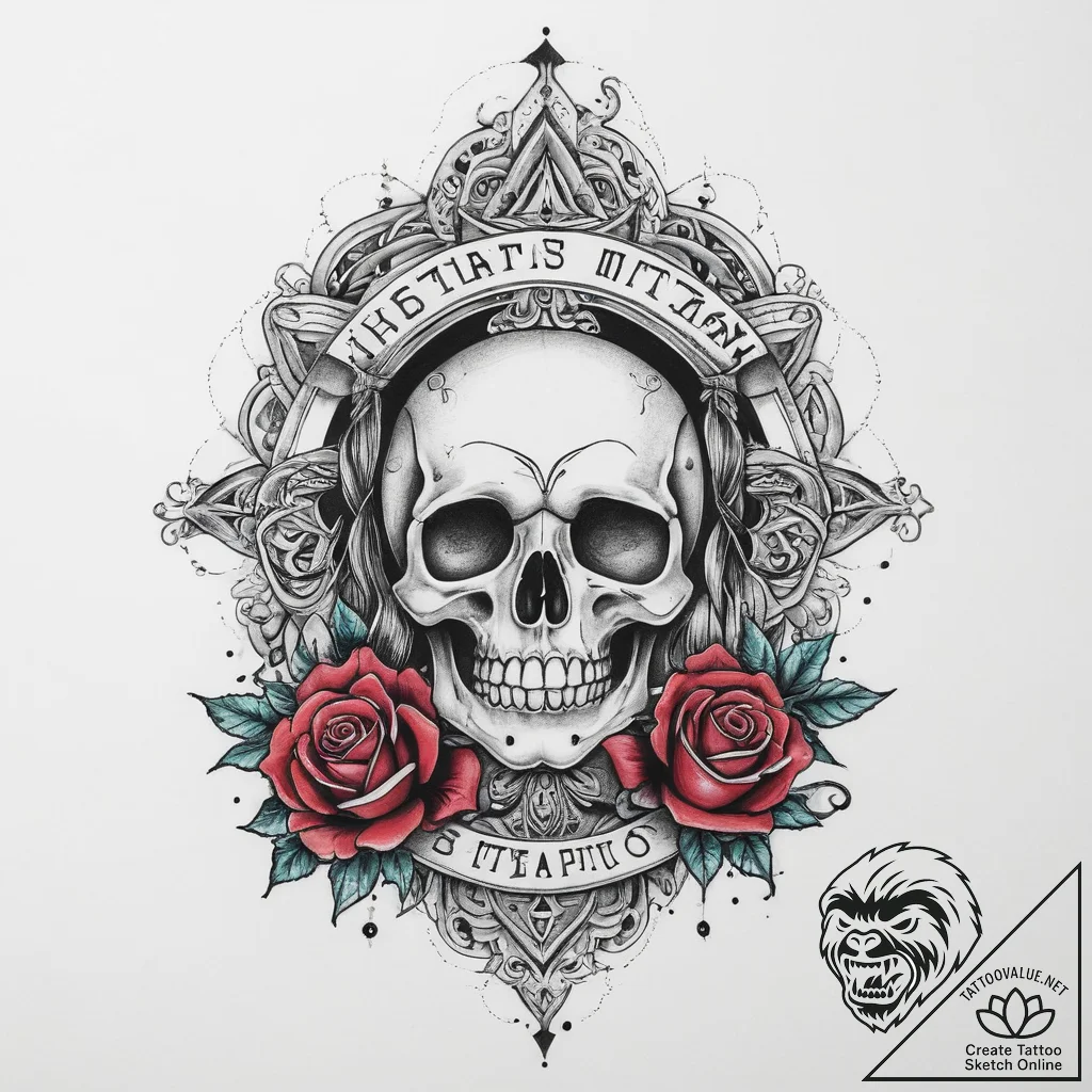 Tattoo sketch cosmic tale, artistic tattoo sk... - tattoo sketch (№1759670388_0, 05.10.2025 13:19) — tattoovalue.net