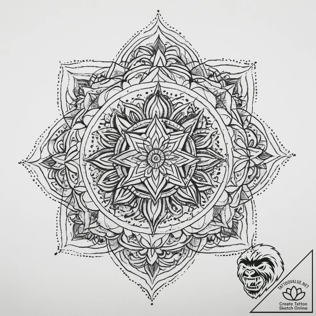Tattoo sketch a symbolic idea, artistic tatto... - tattoo sketch (№1759672143_0, 05.10.2025 13:49) — tattoovalue.net