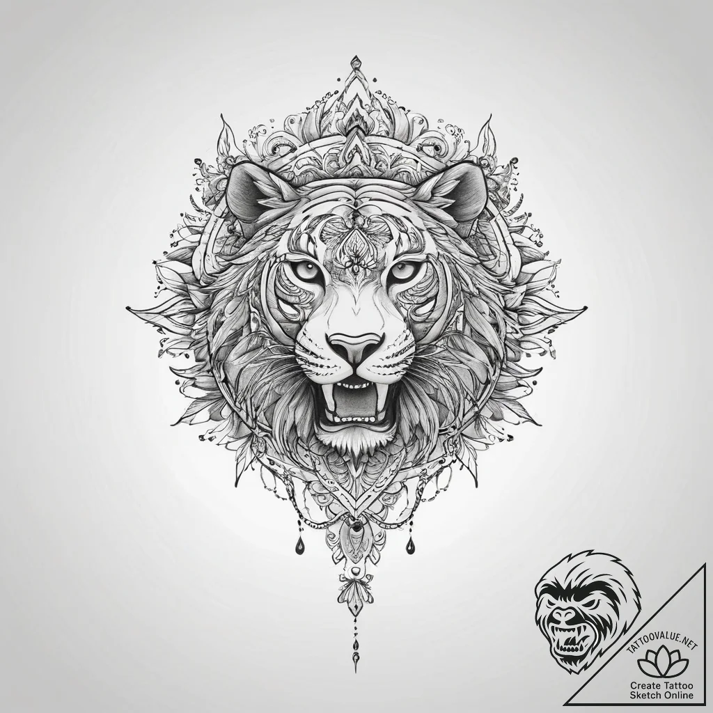 Tattoo sketch a symbolic place, ink illustrat... - tattoo sketch (№1759673235_0, 05.10.2025 14:07) — tattoovalue.net