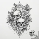 Tattoo sketch holy life, concept art for tatt… – tattoo sketch (№1759674766_0, 05.10.2025 14:32) — tattoovalue.net