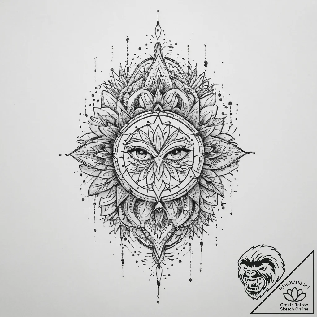 Tattoo sketch marketer a person with a chart,... - tattoo sketch (№1759674983_0, 05.10.2025 14:36) — tattoovalue.net