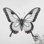 Tattoo sketch swallowtail butterfly, tattoo d… – tattoo sketch (№1759676727_0, 05.10.2025 15:05) — tattoovalue.net