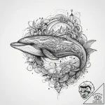 Tattoo sketch whale, concept art for tattoo,… – tattoo sketch (№1759676942_0, 05.10.2025 15:09) — tattoovalue.net