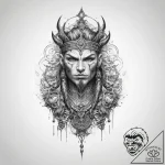 Tattoo sketch village – tattoo sketch (№1759678677_0, 05.10.2025 15:37) — tattoovalue.net