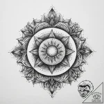 Tattoo sketch cosmic spring, concept art for… – tattoo sketch (№1759679549_0, 05.10.2025 15:52) — tattoovalue.net